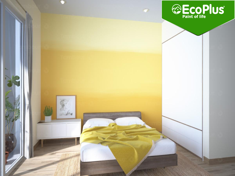 Chọn TOP 10 màu sơn trong nhà đẹp nhất với tone màu vàng bền màu ở đâu ?